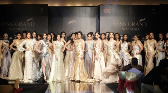 Pesona wanita-wanita cantik di ajang Miss Grand Indonesia