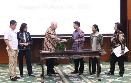 Sah, saham Freeport 51% dimiliki oleh Indonesia