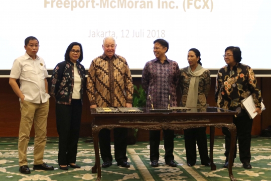 Sah, saham Freeport 51% dimiliki oleh Indonesia