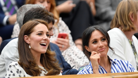 Keakraban Kate Midleton dan Meghan Markle nonton bareng Kejuaraan Wimbledon