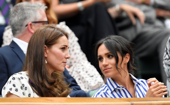 Keakraban Kate Midleton dan Meghan Markle nonton bareng Kejuaraan Wimbledon