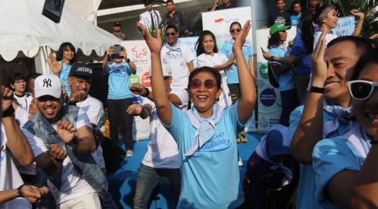Aksi Menteri Susi joget baby shark