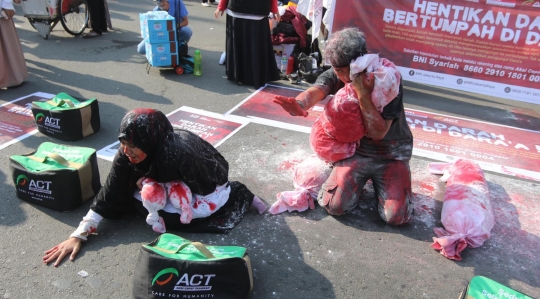 Teatrikal galang dana untuk korban perang Suriah