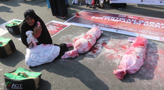 Teatrikal galang dana untuk korban perang Suriah