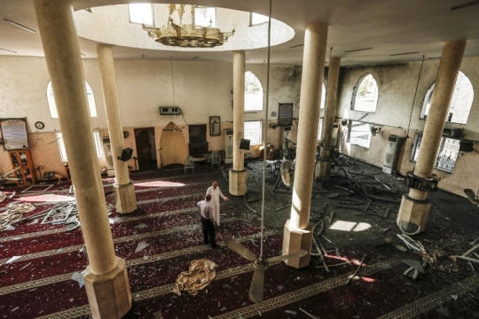 Serangan udara Israel hantam masjid di Palestina