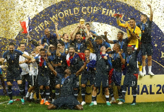 Kalahkan Kroasia, Prancis juara Piala Dunia 2018