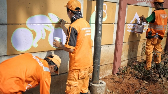 Sosialisasi Asian Games 2018 lewat mural