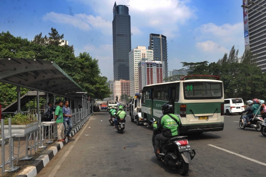 jelang Asian games Dishub lakukan razia rutin angkutan umum ngetem