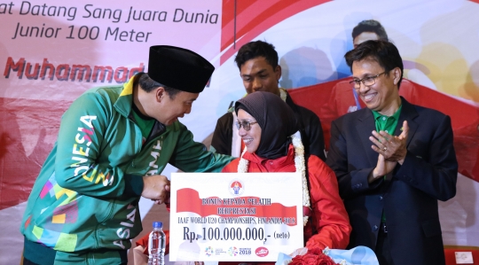 Menang kejuaraan dunia U-20, Lalu M Zohri banjir bonus