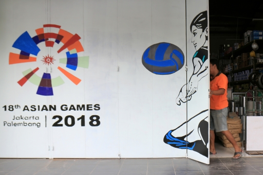 Sambut Asian Games 2018, mural hiasi kawasan Cilacap Selatan