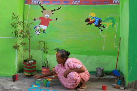 Sambut Asian Games 2018, mural hiasi kawasan Cilacap Selatan