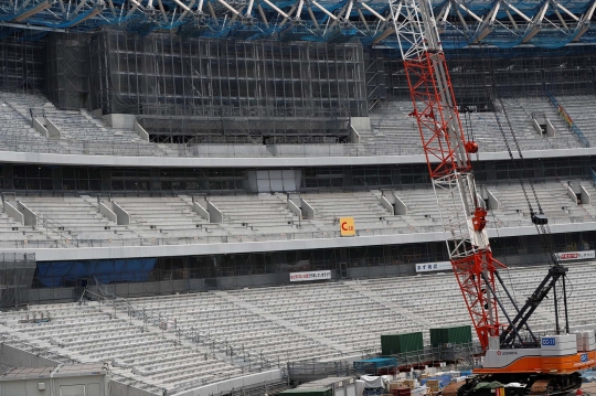 Melihat lebih dekat pembangunan stadion Olimpiade Tokyo 2020