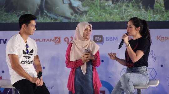 Pevita Pearce berbagi cerita pembuatan film Buffalo Boys di EGTC 2018