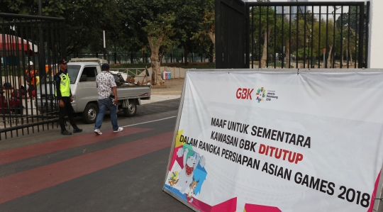 GBK kembali ditutup untuk perlancar persiapan Asian Games 2018