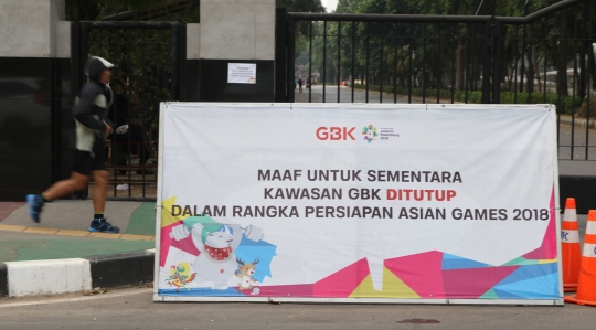 GBK kembali ditutup untuk perlancar persiapan Asian Games 2018