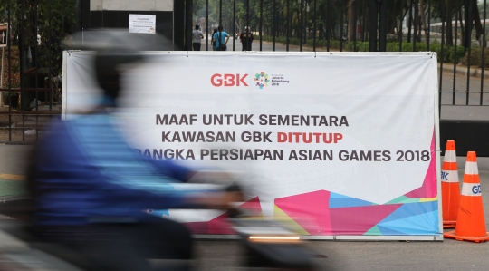 GBK kembali ditutup untuk perlancar persiapan Asian Games 2018