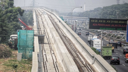 Proyek LRT diusahakan selesai sebelum Asian Games berlangsung