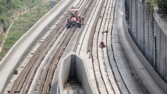 Proyek LRT diusahakan selesai sebelum Asian Games berlangsung