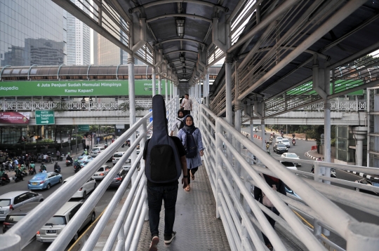 Jumlah penumpang Transjakarta meningkat