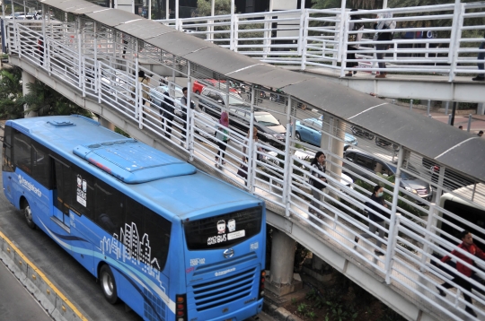 Jumlah penumpang Transjakarta meningkat