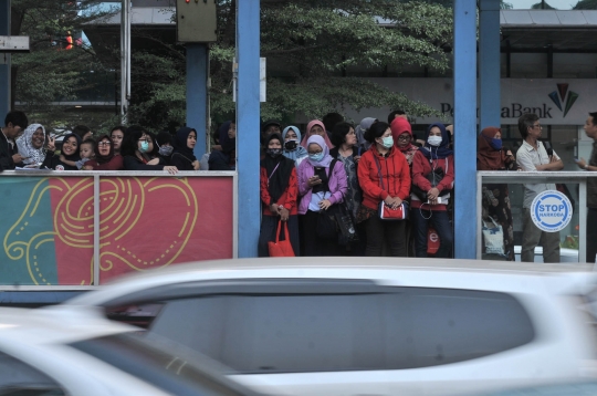 Jumlah penumpang Transjakarta meningkat