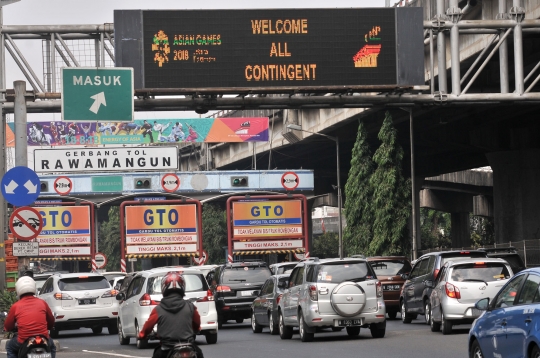 19 Pintu tol ditutup selama Asian Games 2018