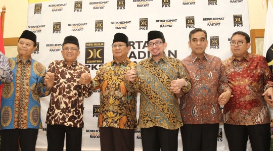 Prabowo dan Sohibul Iman gelar jumpa pers usai pertemuan