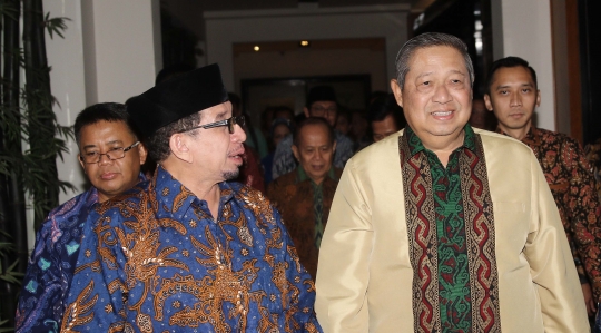 SBY bertemu Ketua Majelis Syuro PKS Salim Segaf Al-Jufri