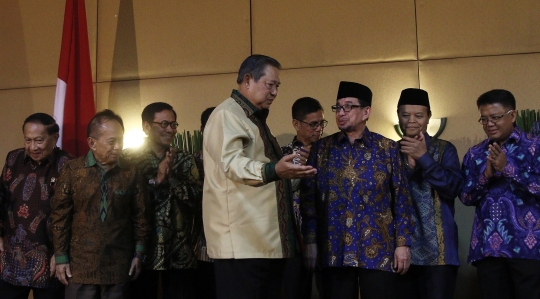 Usai pertemuan tertutup, SBY dan Salim Segaf Al-Jufri gelar jumpa pers