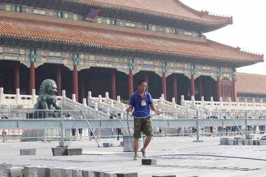 Melihat lebih dekat renovasi Kota Terlarang di Beijing