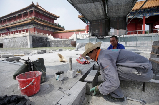 Melihat lebih dekat renovasi Kota Terlarang di Beijing