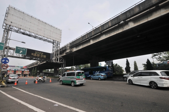 Simulasi penutupan gerbang tol untuk Asian Games 2018