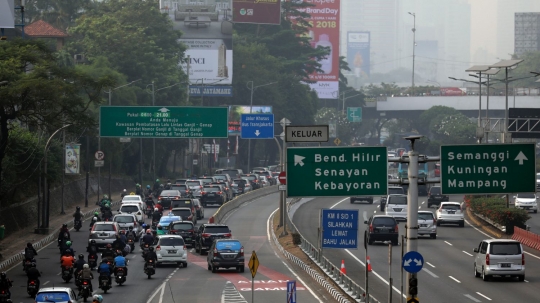 Area ganjil-genap diperluas, begini suasana lalu lintas Ibu Kota