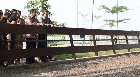 Anies Baswedan tinjau Jakarta Equestrian Park untuk Asian Games