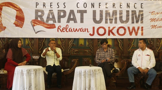 Relawan Jokowi akan selenggarakan rapat umum