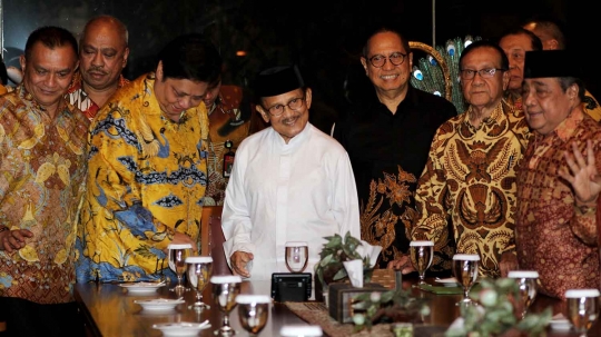 Jelang Pilpres 2019, Airlangga Hartarto temui BJ Habibie