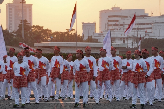 61 Ribu orang pecahkan rekor menari Poco-Poco terbanyak di dunia