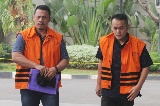 KPK periksa dua tersangka suap Fahmi Darmawansyah dan Andi Rahmat