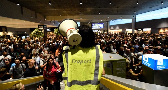 Bandara Frankfurt diterobos orang misterius, ribuan calon penumpang panik