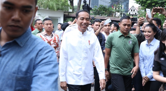 Pertemuan Jokowi dan pimpinan parpol pilih Ma'ruf Amin cawapres