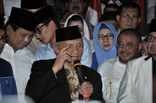 Deklarasi Prabowo dan Sandiaga Uno sebagai capres-cawapres