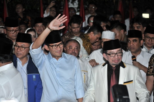 Deklarasi Prabowo dan Sandiaga Uno sebagai capres-cawapres