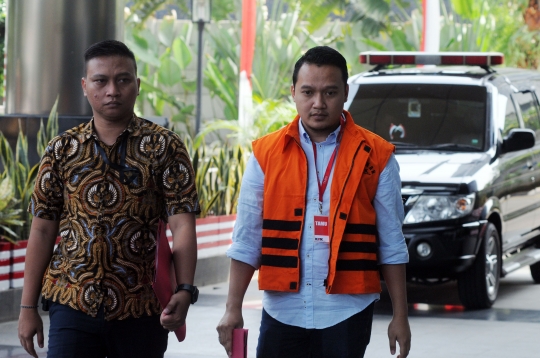 Penyuap Bupati Lampung Selatan jalani pemeriksaan perdana