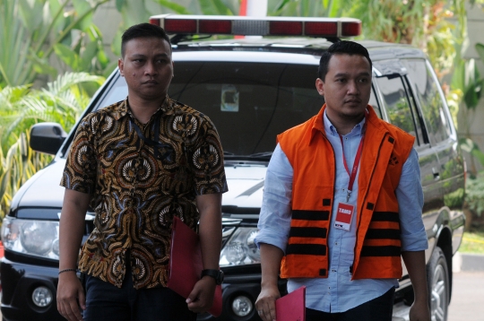 Penyuap Bupati Lampung Selatan jalani pemeriksaan perdana