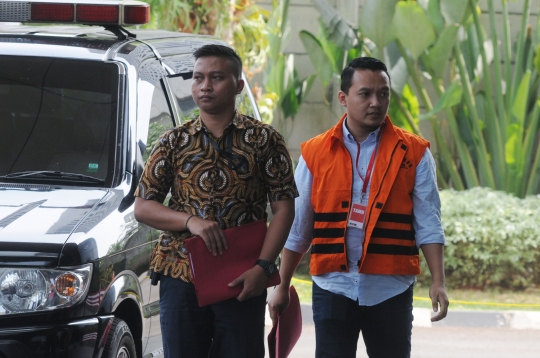 Penyuap Bupati Lampung Selatan jalani pemeriksaan perdana