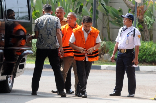 KPK periksa dua tersangka suap Ahmadi dan Anjas Asmara