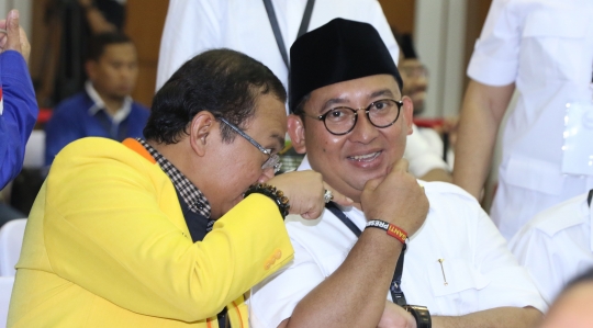 Deretan pimpinan parpol pendukung dampingi Prabowo-Sandiaga ke KPU