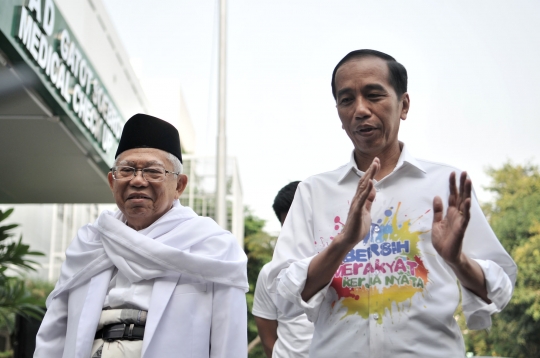 Jokowi dan Ma'ruf Amin jalani tes kesehatan di RSPAD Gatot Subroto