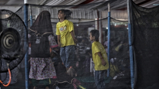 Antusiasme anak-anak dalam Gebyar Prestasi Keluarga Sejahtera Indonesia