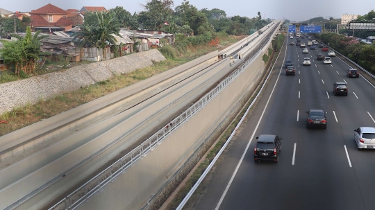 Progres proyek LRT Jabodebek mencapai 41 persen